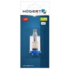 Фильтр пневматический 1/4″, 8см³, 14 бар/203 PSI HT4R870