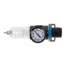 Фильтр-регулятор с манометром пневматический 1/4″, 15см³, 9 бар/135 PSI HT4R871