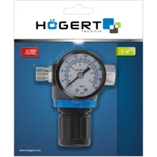 Регулятор давления с манометром1/4″, 12 бар/174 PSI HT4R873