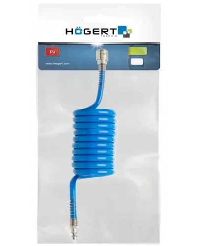 Шланг спиральный пневматический PU 15м, 6×8 мм HT4R892