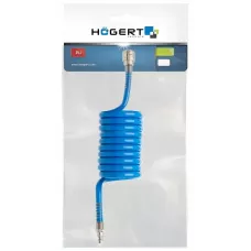 Шланг спиральный пневматический PU  9м, 8×12 мм HT4R894