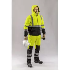 OKER Куртка-бомбер сигнальная утепленная желтая размер 3XL (58) HT5K244-3XL