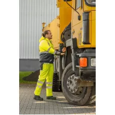 OKER Куртка-бомбер сигнальная утепленная желтая размер XL (54) HT5K244-XL