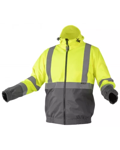 NIMS Куртка сигнальная с капюшоном водостойкая желтая 3XL (58) HT5K246-3XL