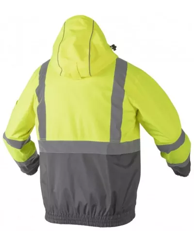 NIMS Куртка сигнальная с капюшоном водостойкая желтая 3XL (58) HT5K246-3XL