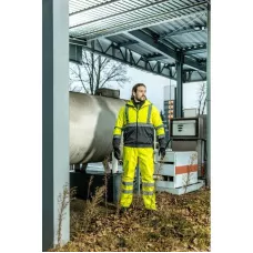 NIMS Куртка сигнальная с капюшоном водостойкая желтая L (52) HT5K246-L