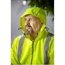 NIMS Куртка сигнальная с капюшоном водостойкая желтая L (52) HT5K246-L