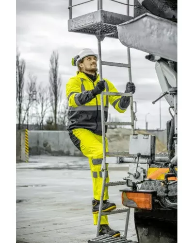 NIMS Куртка сигнальная с капюшоном водостойкая желтая S (48) HT5K246-S
