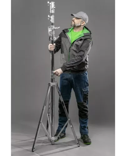 HEINER Куртка водостойкая темно-серая/зеленая 2XL (56) HT5K249-2XL