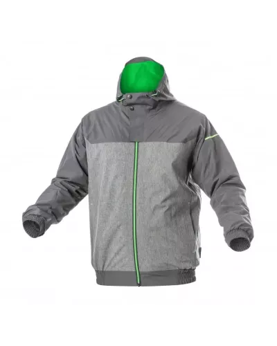 HEINER Куртка водостойкая темно-серая/зеленая XL (54) HT5K249-XL