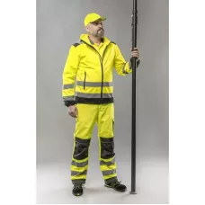 ARGEN Куртка сигнальная SOFTSHELL с капюшоном желтая 3XL (58) HT5K257-3XL