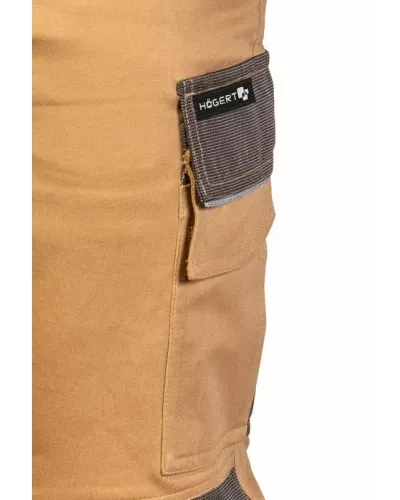 EDGAR Брюки рабочие бежевые 2XL SLIM HT5K276-XXL SLIM