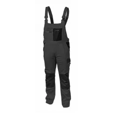 EDGAR Полукомбинезон рабочий темно-серый 2XL SLIM HT5K278-XXL SLIM