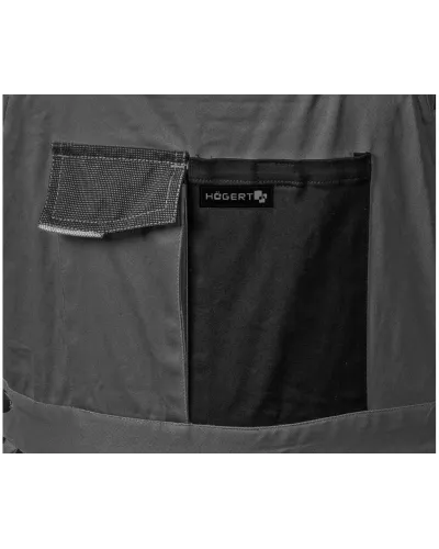 EDGAR Полукомбинезон рабочий темно-серый 2XL SLIM HT5K278-XXL SLIM