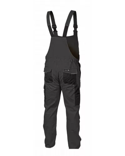 EDGAR Полукомбинезон рабочий темно-серый 2XL SLIM HT5K278-XXL SLIM
