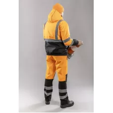 OKER Куртка-бомбер сигнальная утепленная оранжевая размер 3XL (58) HT5K331-3XL