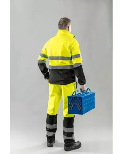 EXTER Куртка сигнальная SOFTSHELL желтая 2XL (56) HT5K335-2XL