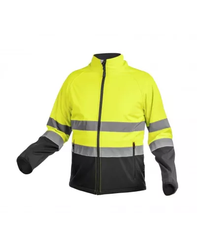 EXTER Куртка сигнальная SOFTSHELL желтая S (48) HT5K335-S