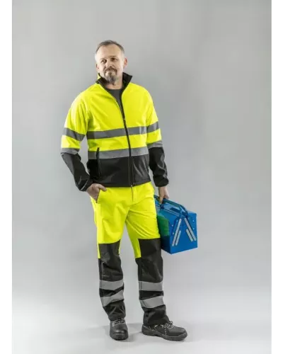 EXTER Куртка сигнальная SOFTSHELL желтая XL (54) HT5K335-XL