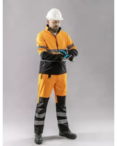 EXTER Куртка сигнальная SOFTSHELL оранжевая L (52) HT5K336-L