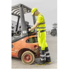 TRAUN Брюки сигнальные SOFTSHELL желтые L (52) HT5K337-L