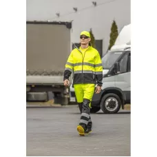 TRAUN Брюки сигнальные SOFTSHELL желтые M (50) HT5K337-M