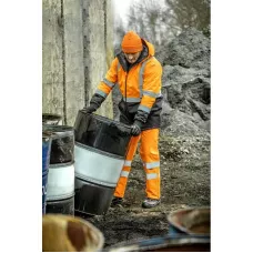 LEDA Куртка-парка сигнальная утепленная оранжевая S (48) HT5K346-S