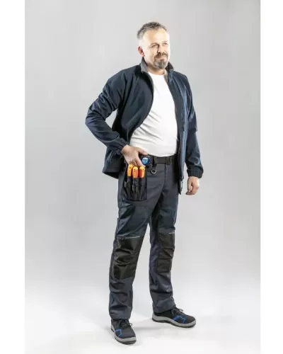 NEKAR Брюки рабочие с навесными карманами и ремнем темно-синие L (52) HT5K365-L