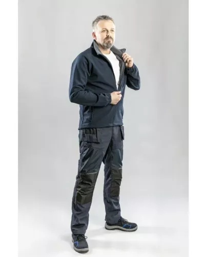 NEKAR Брюки рабочие с навесными карманами и ремнем темно-синие M (50) HT5K365-M