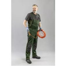 URFT Сорочка поло темно-зеленая/темно-серая S (48) HT5K419-S