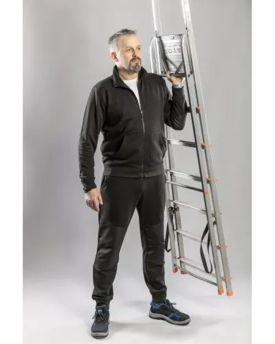 BREND Толстовка спортивная/рабочая черная S (48) HT5K438-S