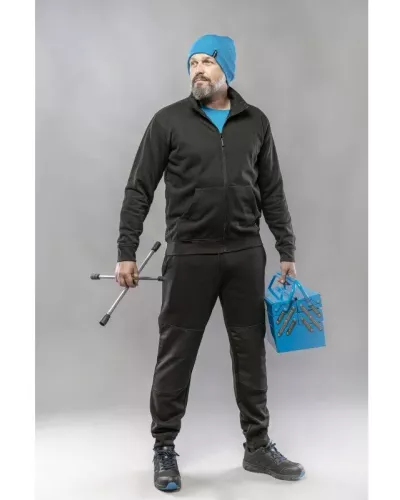 BREND Толстовка спортивная/рабочая черная XL (54) HT5K438-XL