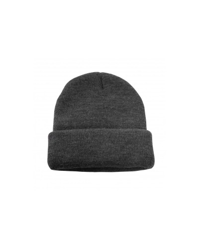 EGON зимняя двойная шапка темно-серая меланжевая HT5K465
