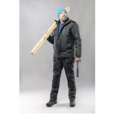 ENZ Шапка вязаная синяя универсальный размер HT5K471