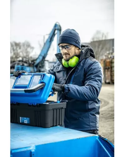 ENZ Шапка вязаная темно-синяя универсальный размер HT5K477
