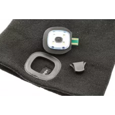 ОТТО Шапка со светодиодным фонариком черная универсальный размер HT5K486