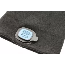 ОТТО Шапка со светодиодным фонариком черная универсальный размер HT5K486