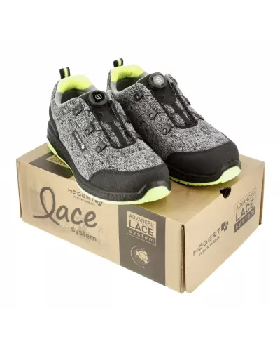 KEMINITZ Полуботинки рабочие LACE SYSTEM S1PS SR FO серый меланж/зеленый 40 HT5K578-40