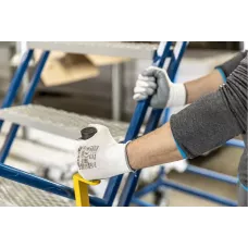 GLAN перчатки рабочие с нитриловым покрытием белый/светло-серый (12 пар в упаковке) 8 HT5K755-8