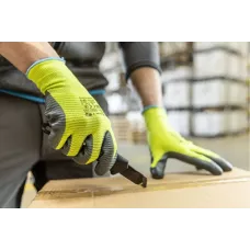 VECHTE Перчатки рабочие с нитриловым покрытием гофрированные размер 9 HT5K760-9