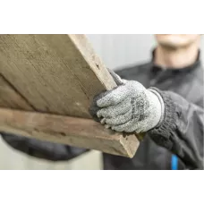 FUHSE Перчатки рабочие с защитой от порезов покрыты полиуретаном полиуретаном 9 HT5K763-9