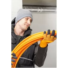 LYCK Перчатки рабочие утепленные с вспененным латексом размер 9 HT5K769-9