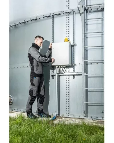 TAUBER Куртка рабочая 4-way stretch темно-серая XL (54) HT5K811-XL