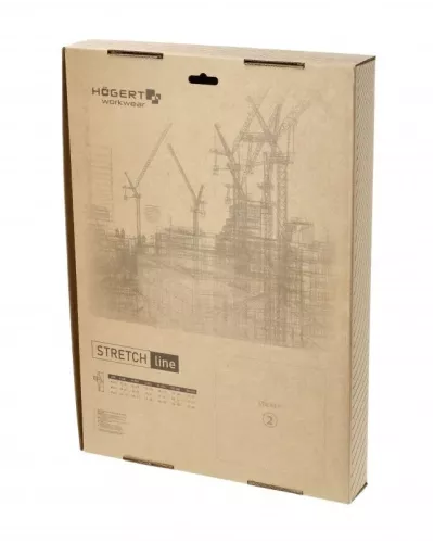 TAUBER Куртка рабочая 4-way stretch темно-серая XL (54) HT5K811-XL