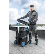 TAUBER Брюки рабочие 4-way stretch темно-серые M (50) HT5K812-M