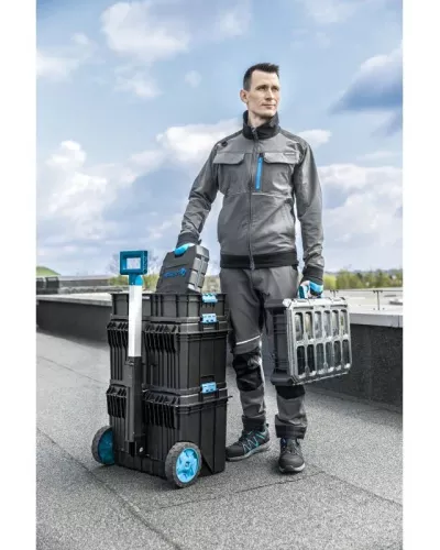 TAUBER Брюки рабочие 4-way stretch темно-серые XL (54) HT5K812-XL