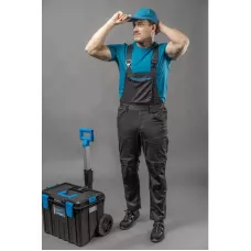 WURNITZ Полукомбинезон рабочий темно-серый 3XL (58) HT5K815-3XL