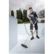 NISTER Толстовка рабочая серый меланж/синяя M (50) HT5K900-M