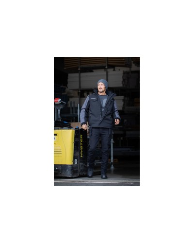 AMOS yтепленная куртка с капюшоном черная 2XL (56) HT5K923-2XL