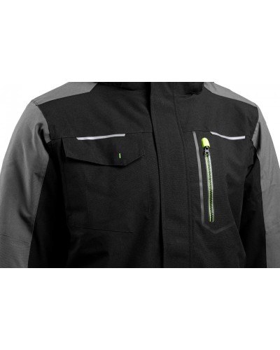 AMOS yтепленная куртка с капюшоном черная 3XL (58) HT5K923-3XL